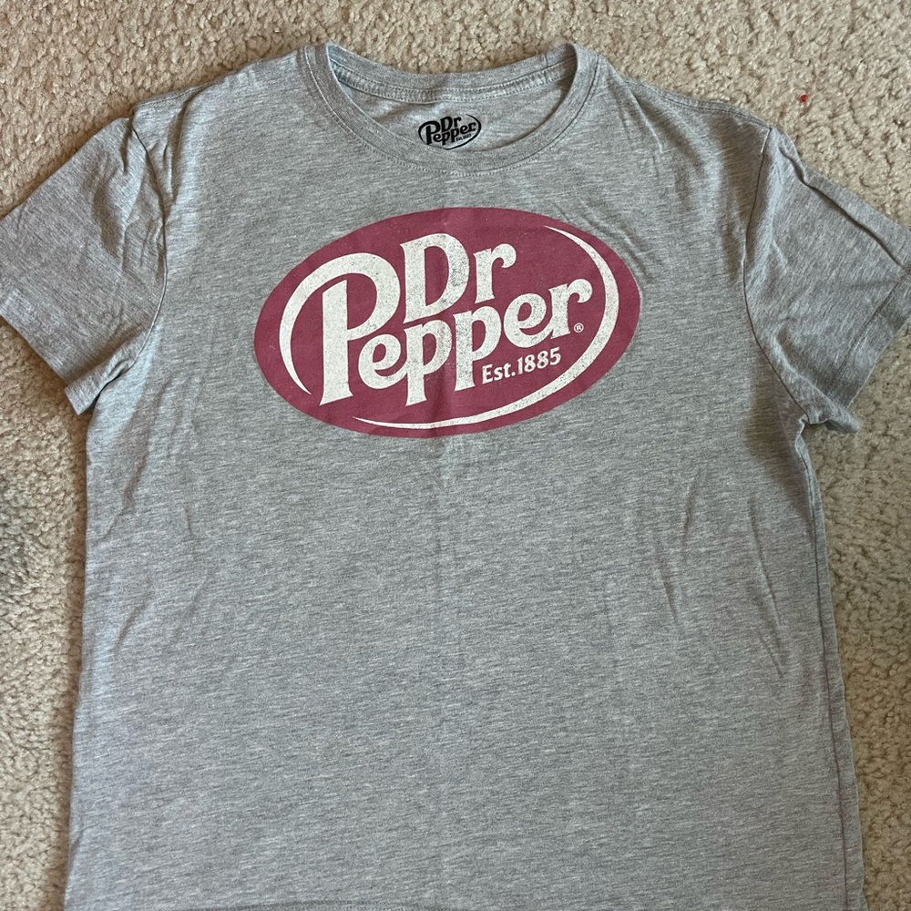 Dr Pepper Gray Short Sleeve Tee